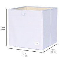 Little Pea_3 Sprouts τετράγωνο καλάθι για τα παιχνίδια_Solid_Light_Gray_4_DIMS